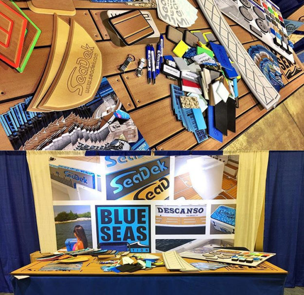 SeaDek booth and table